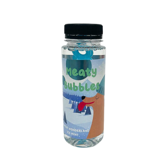 Meaty Bubbles - Ice Mint Flavour Playtime Toy for Dogs & Cats (150ml)