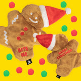 Bite Me Gingerbread Man Hug Me Tug Dog Toy