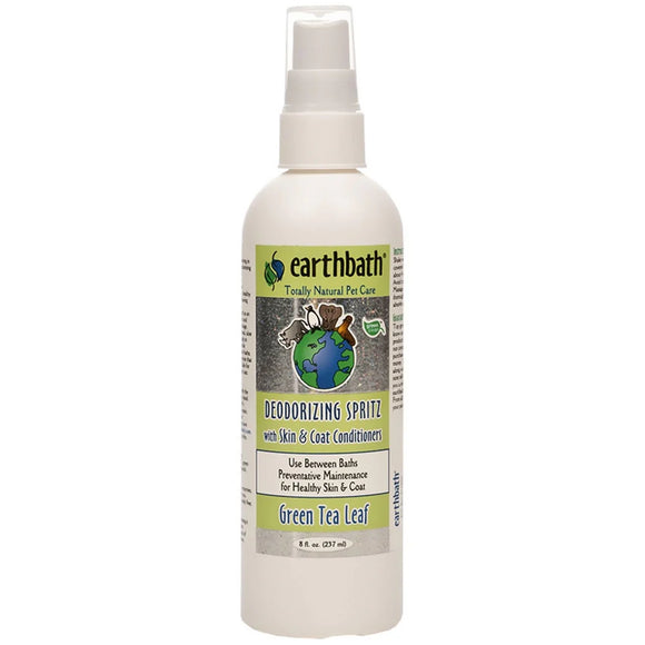 Earthbath 3-In-1 Deodorising Green Tea Deodorizing Spritz for Dogs (8oz)