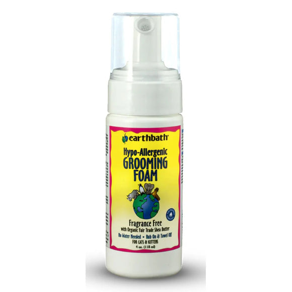EarthBath Hypo-Allergenic Grooming Foam for Cats (4oz)