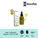 Korure Pets Dog Algae Oil (Brain, Heart and Coat Health) (2 sizes)