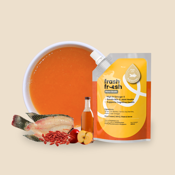 Frashfresh Health Broth For Dogs & Cats (Fish with Goji Berries) 260ml