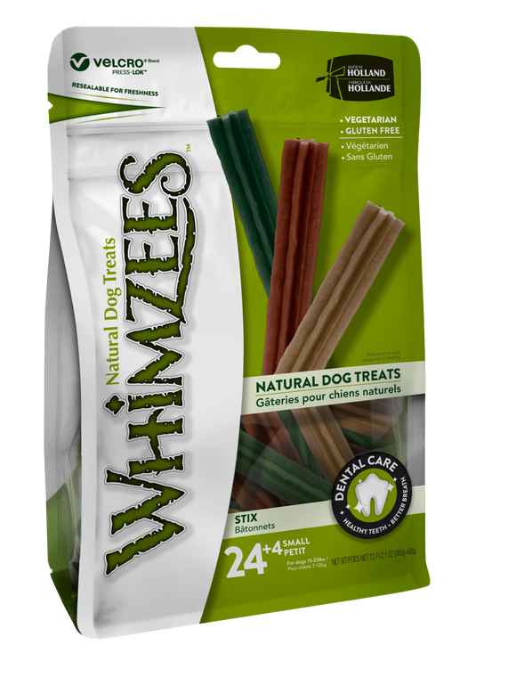 [Best Before 05/24] Whimzees Value Bag Stix Dental Treats for Dogs (Small/24pcs)