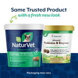 NaturVet Advanced Probiotics & Enzymes Soft Chew For Dogs (Size: 70 ct)