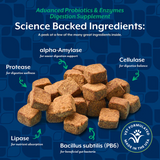 NaturVet Advanced Probiotics & Enzymes Soft Chew For Dogs (Size: 70 ct)