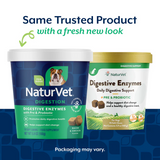 NaturVet Digestive Enzymes Plus Soft Chews with Probiotics & Prebiotics For Dogs (Size: 70 ct)