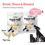 Food for the Good Freeze Dried Egg Roll Treats for Dogs & Cats - Salmon with Egg Yolk (8x8g)