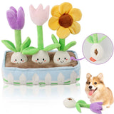 [The Paw Lover] Flowers Set Nosework Plush Toy for Dogs