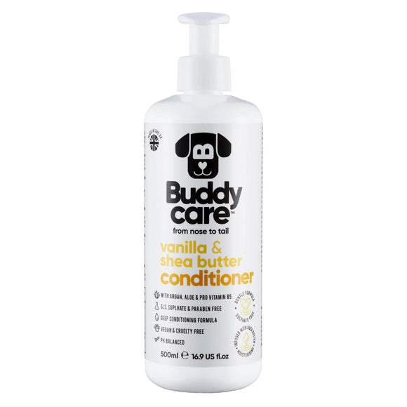 Buddy Care Dog Conditioner - Vanilla & Shea Butter (500ml)