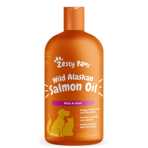 Zesty Paws Pure Wild Alaskan Salmon Oil for Cats and Dogs (3 sizes)