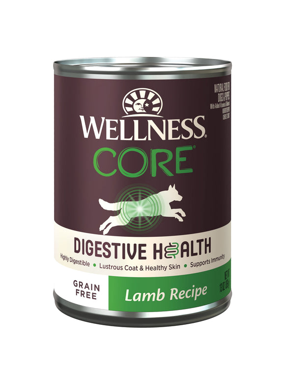 Wellness CORE Digestive Health Lamb Grain Free Wet Canned Food for Dogs (13oz)