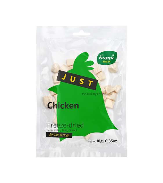 Happi Skippi JUST Freeze Dried Cat & Dog Treats (Chicken) 10g