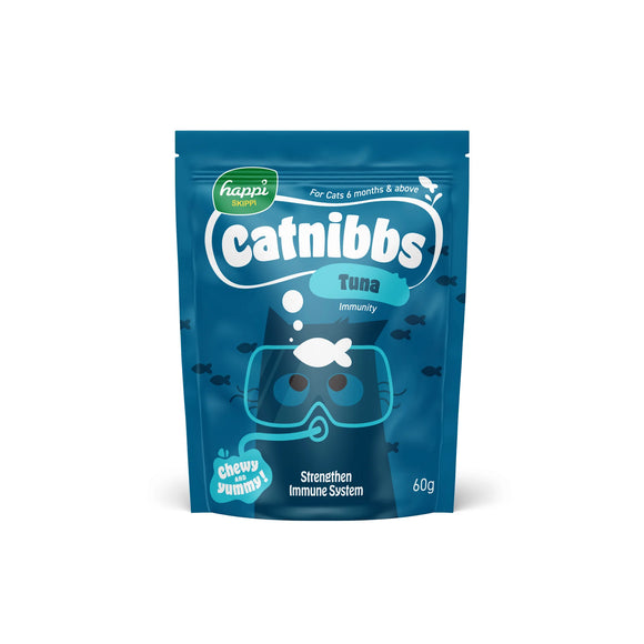Happi Skippi Catnibbs Tuna Treats for Cats (60g)