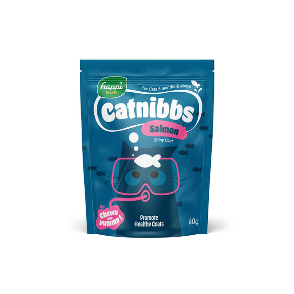 Happi Skippi Catnibbs Salmon Treats for Cats (60g)