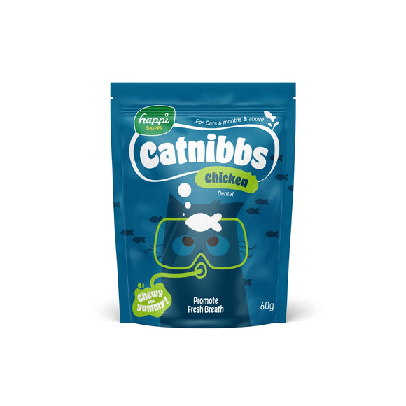 Happi Skippi Catnibbs Chicken Treats for Cats (60g)