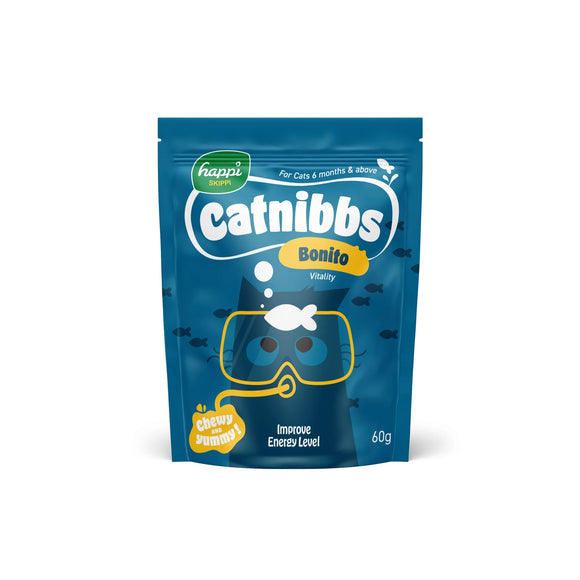 Happi Skippi Catnibbs Bonito Treats for Cats (60g)