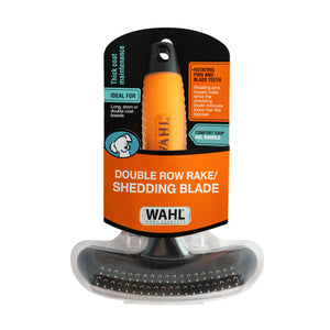 WAHL Double Row Rake / Shedding Blade for Dogs