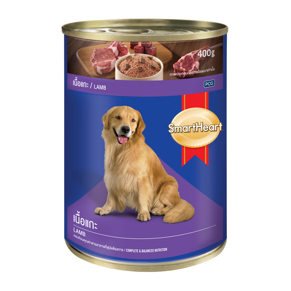 Smartheart Adult Canned Food for Dogs - Lamb (400g)