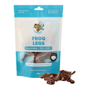 The Barkery Dehydrated Frog Legs Treats for Dogs (2 sizes)