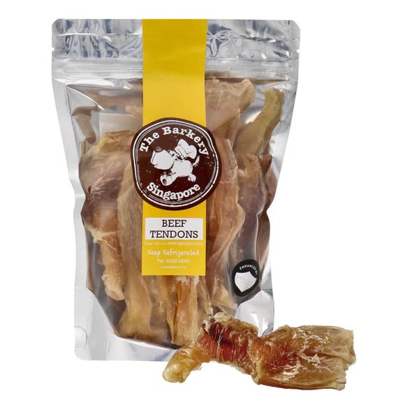 The Barkery Dehydrated Beef Tendon Treats for Dogs (200g)