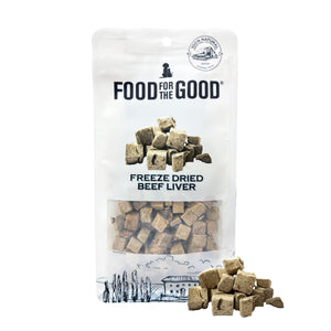 Food For The Good - Freeze Dried Beef Liver Cat & Dog Treats [Wt : 80g]