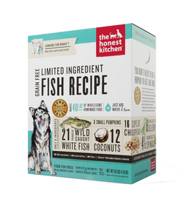 The Honest Kitchen Dehydrated Limited Ingredient Grain Free Dog Food (Fish) 2 sizes