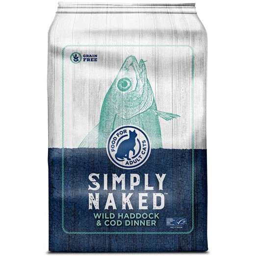 Simply Naked Wild Haddock & Cod Dinner Grain-Free Adult Dry Food for Cats (2 sizes)