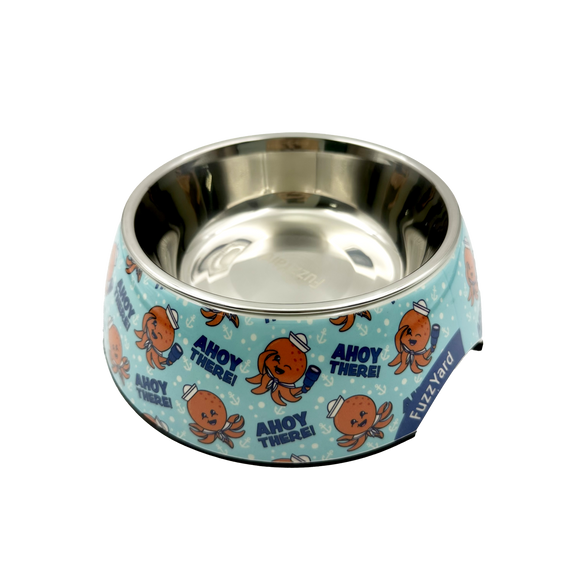Fuzzyard Easy Feeder Bowl for Dogs (Ahoy There!) 3 sizes