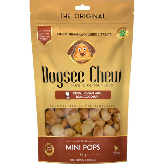 Dogsee Chew Mini Pops Dog Training Treats (70g) - Coconut