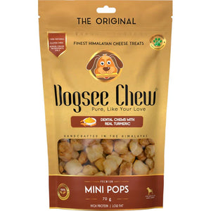 Dogsee Chew Mini Pops Dog Training Treats (70g) - Turmeric