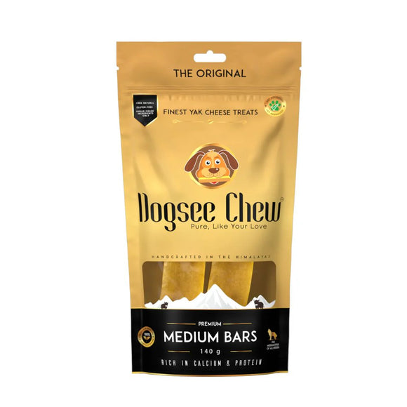 Dogsee Dog Chew Medium Bars Original (140g)