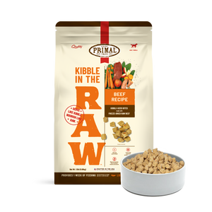 Primal Freeze Dried Kibble In The Raw Food For Dogs - Beef (1.5 lb)