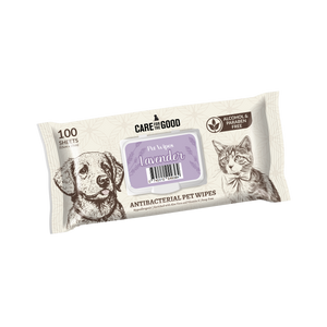 [Bundle of 3] Care For The Good Antibacterial Pet Wipes - Lavender, 100 pcs
