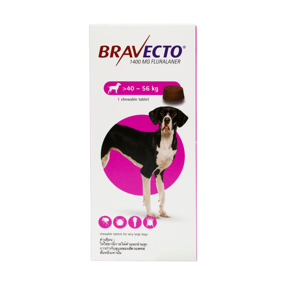 Bravecto Tablet On Very Large Dog (1400mg) Above 40kg