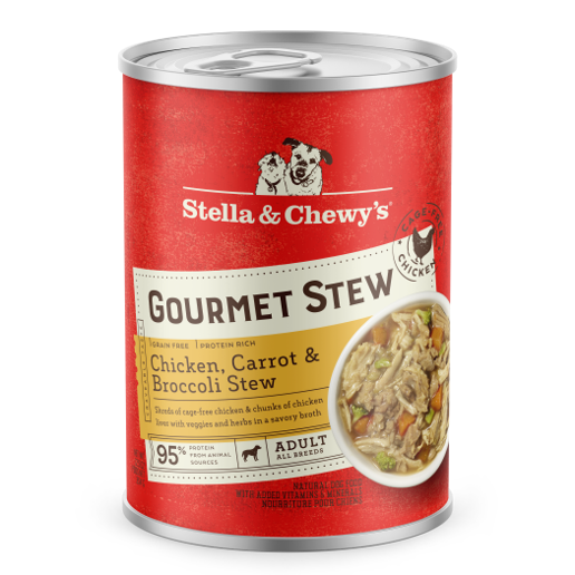 Stella & Chewy’s Gourmet Chicken, Carrot & Broccoli Stew for Dogs (12.5oz)