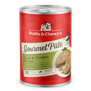 Stella & Chewy’s Gourmet Pate for Dogs with Duck & Chicken (12.5oz)