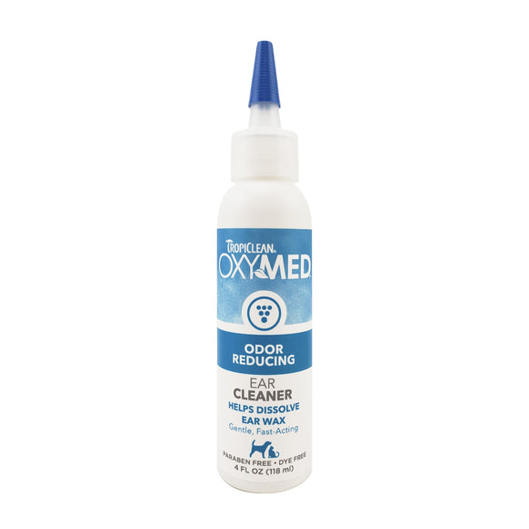 Tropiclean OxyMed Ear Cleaner for Dogs & Cats (4 fl oz)