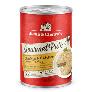 Stella & Chewy’s Gourmet Pate for Dogs with Chicken & Chicken Liver (12.5oz)
