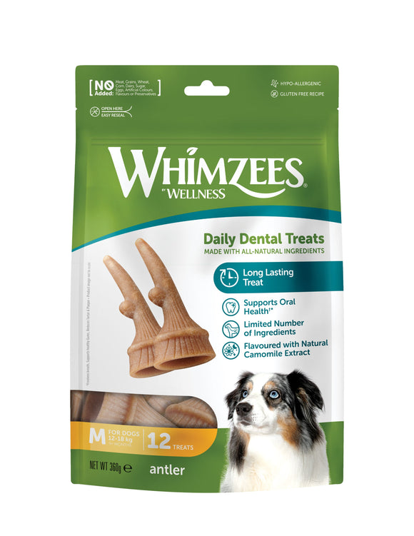 Whimzees Occupy Antler M - Value Bag (12pcs)