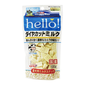 [Best Before 6/24] DoggyMan HELLO! Milk Cut Treats for Dogs (100g)