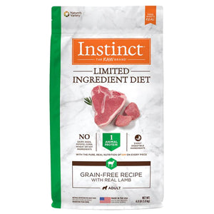 Instinct Limited Ingredient Diet Real Lamb Grain-Free Dry Dog Food (2 sizes)