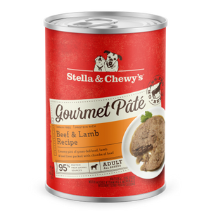 Stella & Chewy’s Gourmet Pate for Dogs with Beef & Lamb (12.5oz)