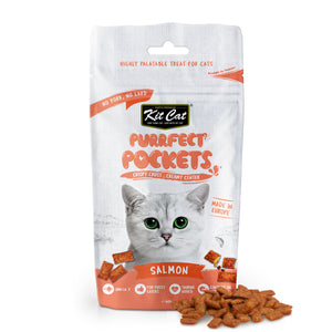 Kit Cat Purrfect Pockets Cat Treat - Salmon (60g)