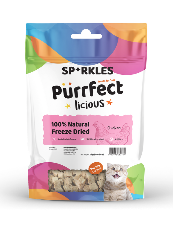 Sparkles Freeze Dried Chicken Cat Treats (25g)