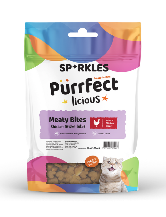 Sparkles Mini Griller Bites Cat Treats (50g)