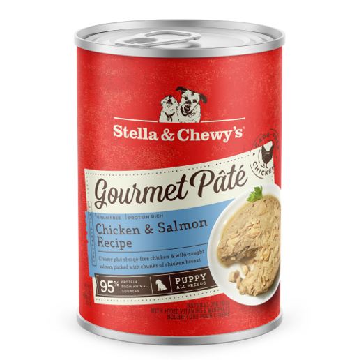 Stella & Chewy’s Gourmet Pate for Puppies with Chicken & Salmon (12.5oz)