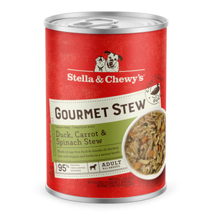 Stella & Chewy’s Gourmet Duck, Carrot & Spinach Stew for Dogs (12.5oz)
