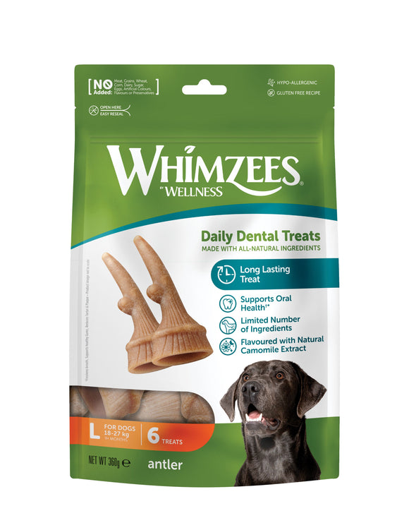 Whimzees Occupy Antler L - Value Bag (6pcs)