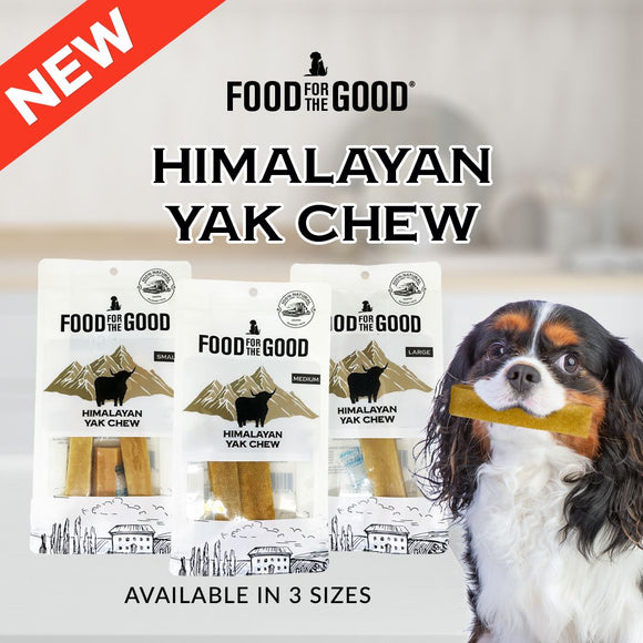 Food for the Good Himalayan Yak Chew for Dogs (3 sizes)