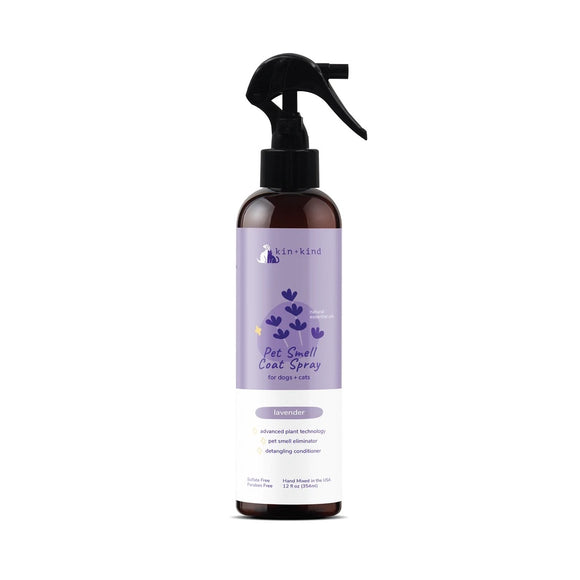 Kin+Kind Pet Smell Coat Spray - Lavender for Dogs & Cats (12 fl.oz)